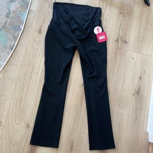NWT Stretchy Maternity Black Pants